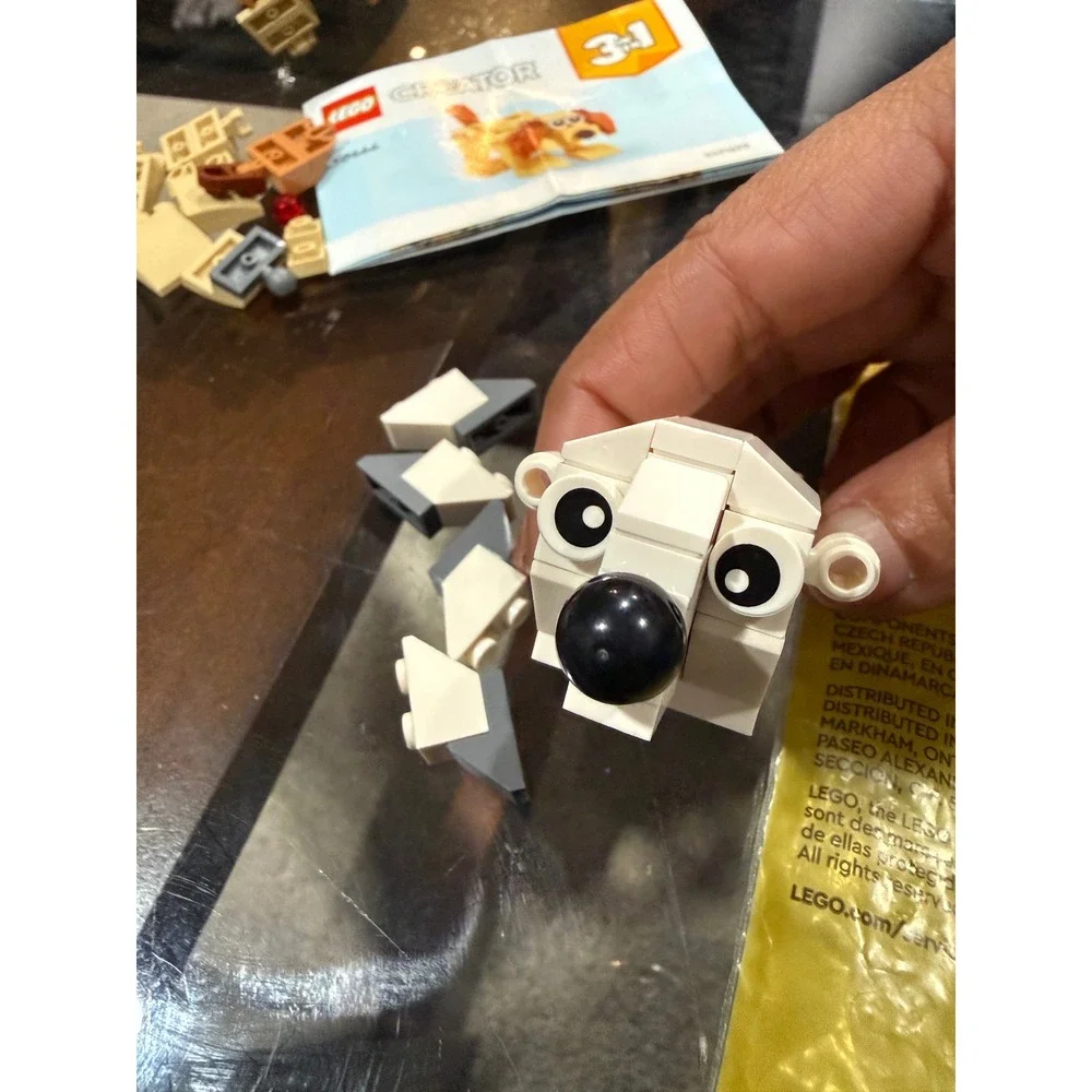 LEGO Creator 30666 3 Dog 1 Polar Bear Building Toy Set Instructions‎